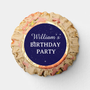 Watercolor Space Birthday Party Reese's Peanut Butter Cups