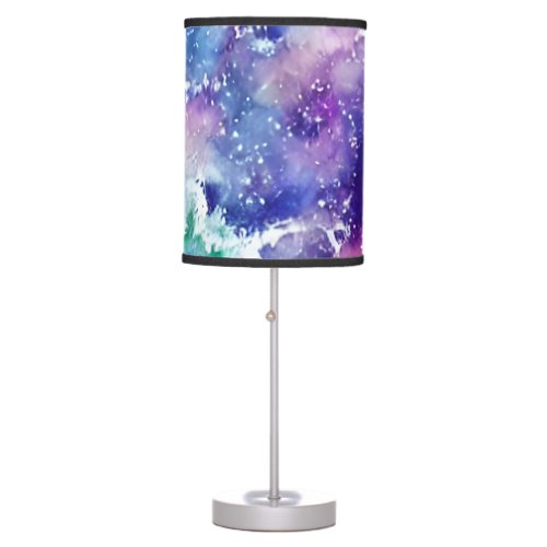 Watercolor space table lamp