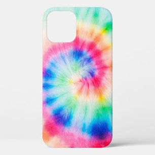 Watercolor Spiral. Organic Artistic Dirty Art. Spi iPhone 12 Case
