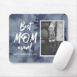 Watercolor Splash Best Mom Ever Mother&#39;s Day Mouse Pad