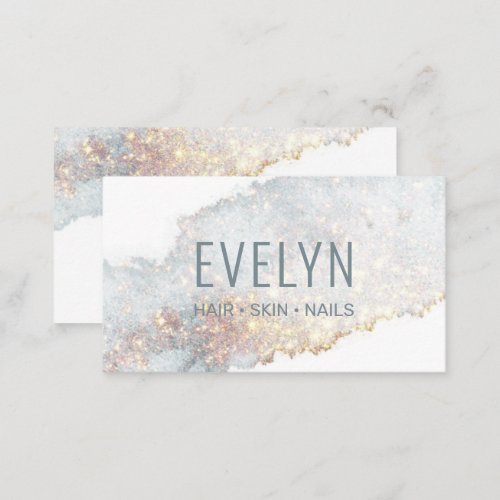 Watercolor splash Business Card