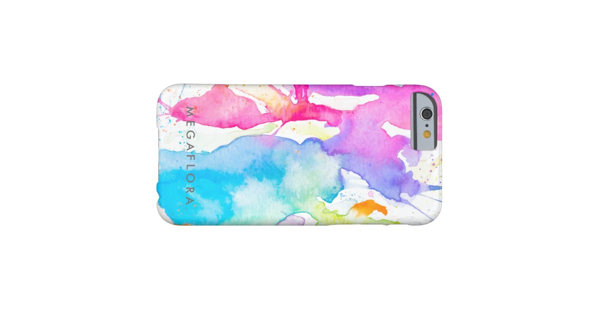 Watercolor Splash By Megaflora Barely There iPhone 6 Case | Zazzle