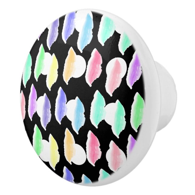 Watercolor Splash! Ceramic Knob (Right)