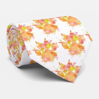 Watercolor Splash Dog Paw Print Pattern
