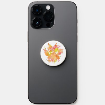Watercolor Splash Dog Paw Print
