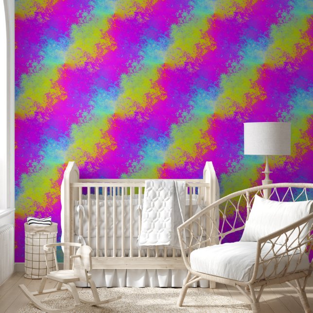 Watercolor Splashes - Seamless Pattern 3 Wallpaper (Kids)