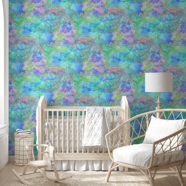 Watercolor Splashes - Seamless Pattern 4 Wallpaper (Kids)