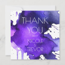 Watercolor Splat Wedding