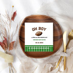Watercolor Sport Football Baby Shower  Napkins<br><div class="desc">Elevate your baby shower game with our Football Baby Showerwing napkin. designed to add a playful and sporty touch to your celebration. Each napkin features a charming football design,  perfect for celebrating the upcoming arrival of your little one in style.</div>