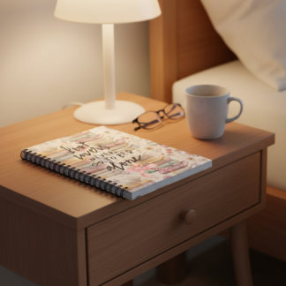 Watercolor Spring Bookish Notebook