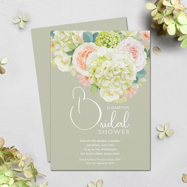 Watercolor Spring Floral Bridal Shower Invitation (Creator Uploaded)
