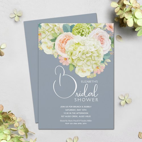 Watercolor Spring Floral Bridal Shower Invitation