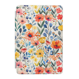 Watercolor Spring Wildflowers Background-99034 iPad Mini Cover
