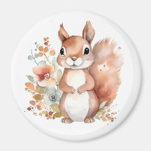 Watercolor Squirrel