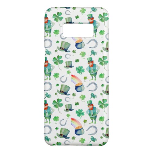 Watercolor St Patricks Day Pattern Case_Mate Samsung Galaxy S8 Case