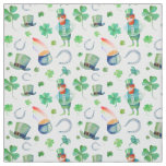 Watercolor St. Patrick&#39;s Day Pattern Fabric
