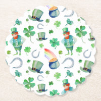 Watercolor St. Patrick's Day Pattern