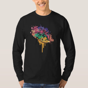 Watercolor Stains Women Ladies Cute T-Shirt