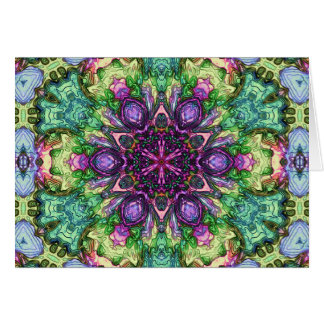 Watercolor Star Kaleidoscope Cards