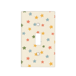 watercolor star Light Switch Cover