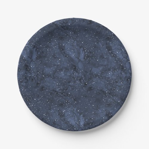 Watercolor Starry Skies Birthday Paper Plates