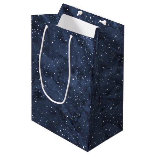 Watercolor Starry Skies Medium Gift Bag