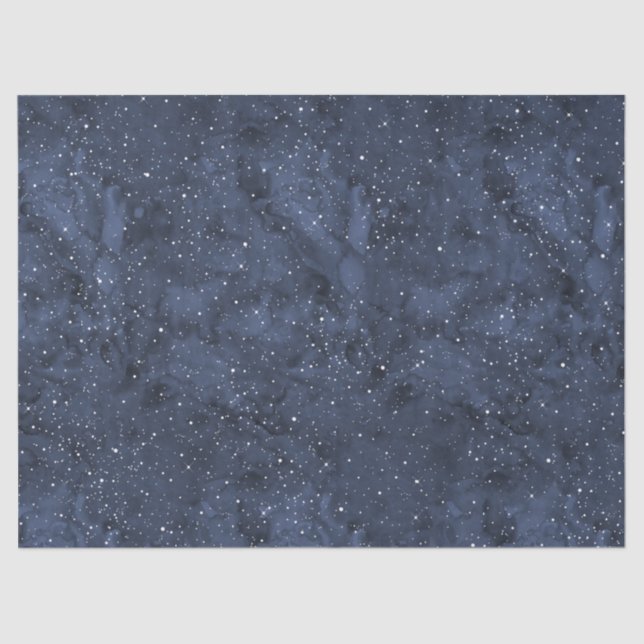 Watercolor Starry Skies Tissue Paper (Front)