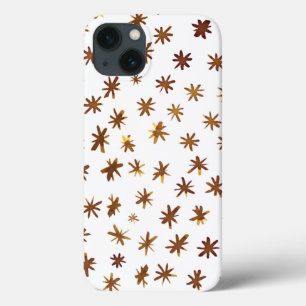 Watercolor stars - amber iPhone 13 case