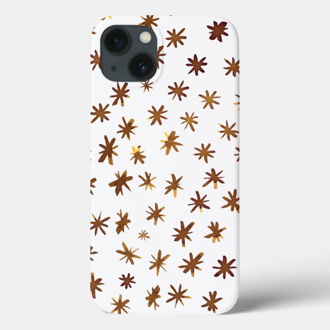 Watercolor stars - amber Case-Mate iPhone case (Back)