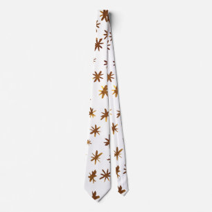 Watercolor stars - amber neck tie