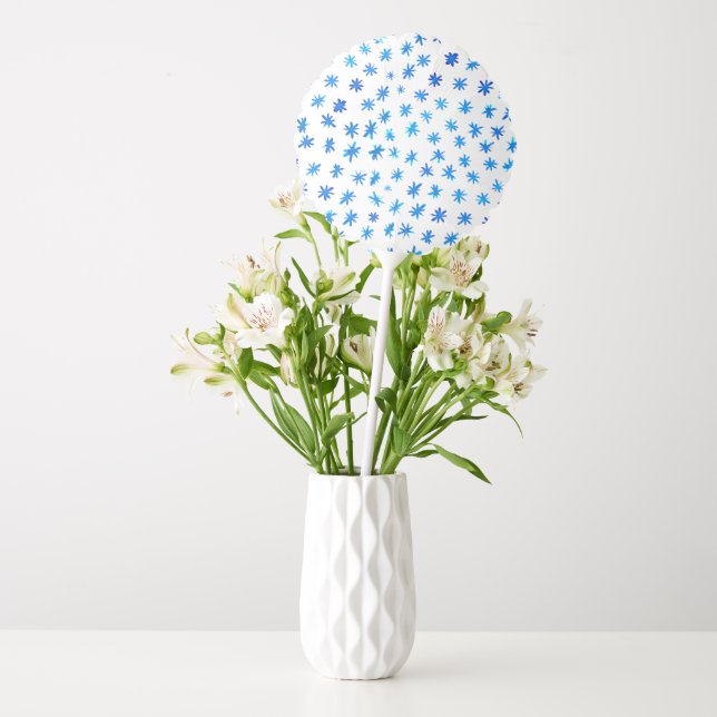 Watercolor stars - blue balloon (Vase)