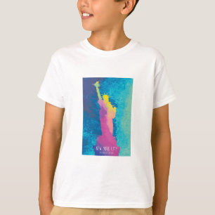 Watercolor Statue of Liberty T-Shirt
