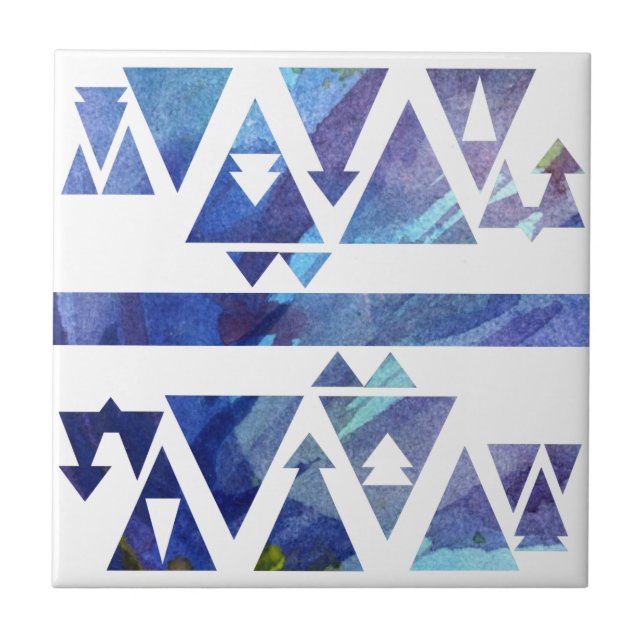 Watercolor Stencil Tile (Front)