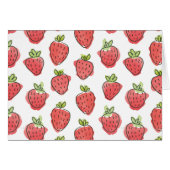 Watercolor Strawberries (Front Horizontal)