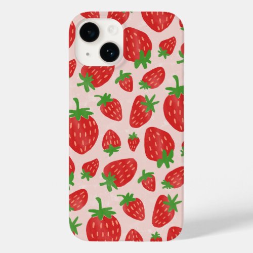 Watercolor Strawberries Case_Mate iPhone Case