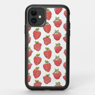 Watercolor Strawberries OtterBox Symmetry iPhone 11 Case