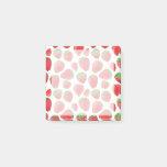 Watercolor Strawberry Post-it Notes