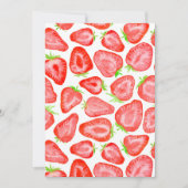 Watercolor strawberry slices pattern (Front)