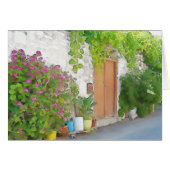 Watercolor street view (Front Horizontal)