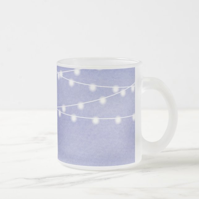 Watercolor String Lights Mug (Right)