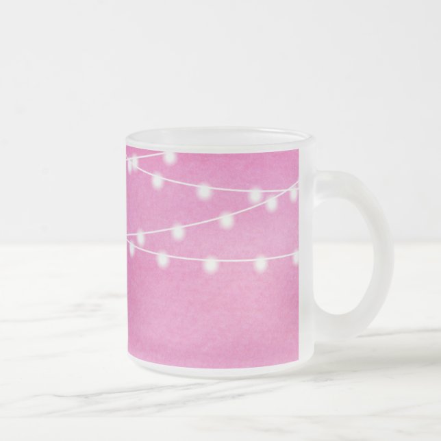 Watercolor String Lights Mug (Right)