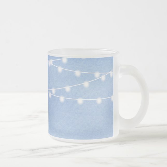 Watercolor String Lights Mug (Right)