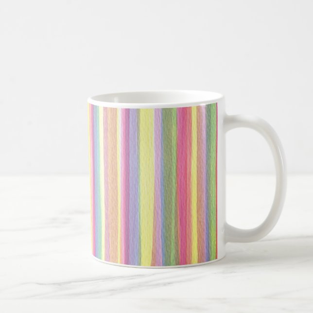 Watercolor Stripes Coffee Mug (Right)
