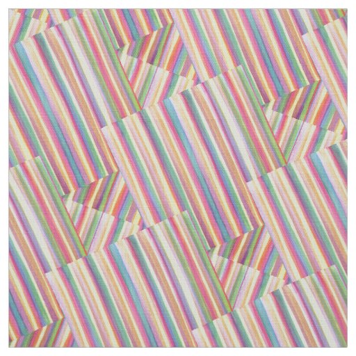 Watercolor Stripes Fabric