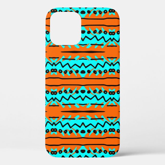 Watercolor stripes illustration pattern Case-Mate iPhone case (Back)