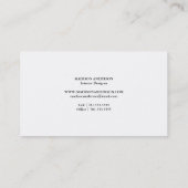 Watercolor Strokes | Business Cards (Back)