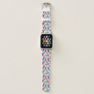 Watercolor Style Parrots Apple Watch Band