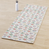 Cute Cactus And Succulent Print Yoga Mat