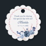 Watercolor Succulent Floral Botanical Bat Mitzvah Favor Tags<br><div class="desc">This design features an elegant watercolor succulent floral wreath in blue and burgundy with your Thank You information above. Personalize by editing the text in the text boxes. Designed for you by Evco Studio www.zazzle.com/store/evcostudio #mitzvah #batmitzvah #eventplanner #mazeltov #jewish #mitzvahswag #party #jewishlife #wedding #kosher #thankyou #thanks #mitzvahlife #corporateevents #mitzvahparty #partyplanner...</div>