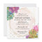 Watercolor Succulent Gold Terrarium Bridal Shower